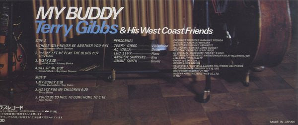Terry Gibbs & His West Coast Friends - My Buddy (Vinyl, LP, Album) Very Good Plus (VG+) / Very Good Plus (VG+)