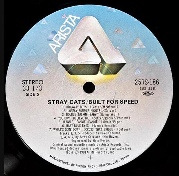 Stray Cats - Built For Speed (Vinyl, LP, Album, Compilation, Stereo)