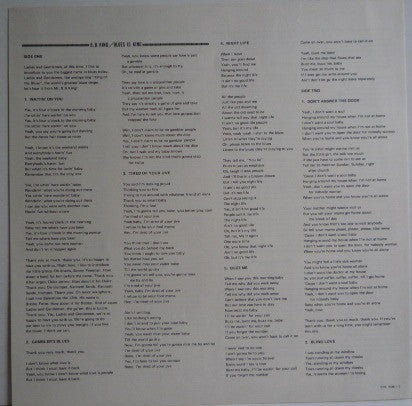 B.B. King - Blues Is King (Vinyl, LP, Album, Reissue) Very Good Plus (VG+) / Very Good Plus (VG+)