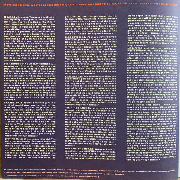 The Cretones - Thin Red Line (Vinyl, LP, Album, Stereo) Near Mint (NM or M-) / Very Good Plus (VG+)