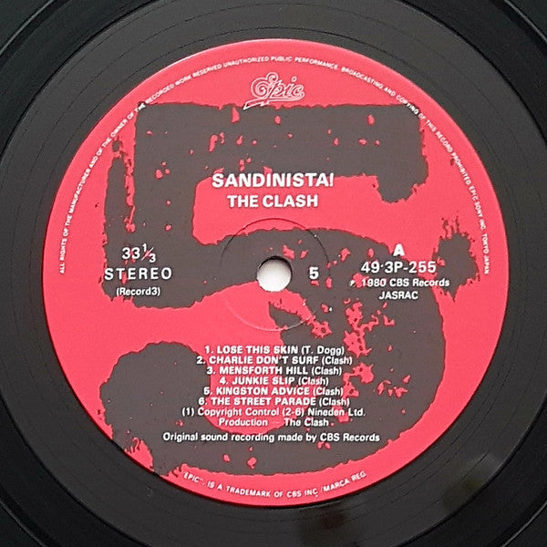 The Clash - Sandinista! (3xVinyl, LP, Album) Very Good Plus (VG+) / Very Good (VG)