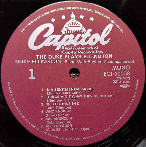 Duke Ellington - The Duke Plays Ellington (Vinyl, LP, Album, Mono, ...