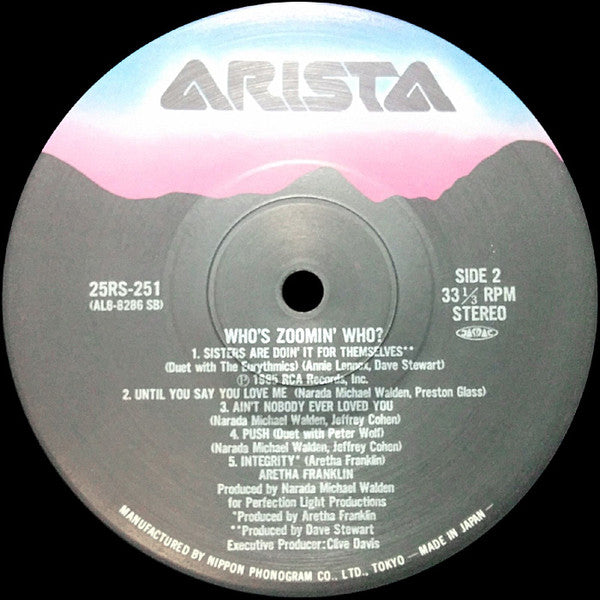 Aretha Franklin - Who's Zoomin' Who? (Vinyl, LP, Album) Very Good Plus (VG+) / Very Good Plus (VG+)