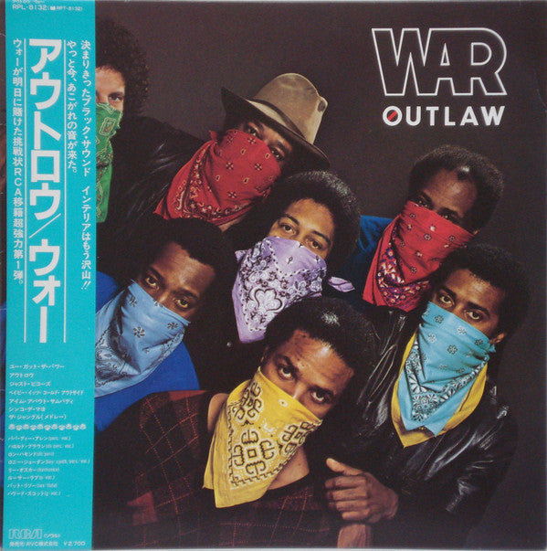 War - Outlaw (Vinyl, LP, Album) Very Good Plus (VG+) / Very Good (VG)