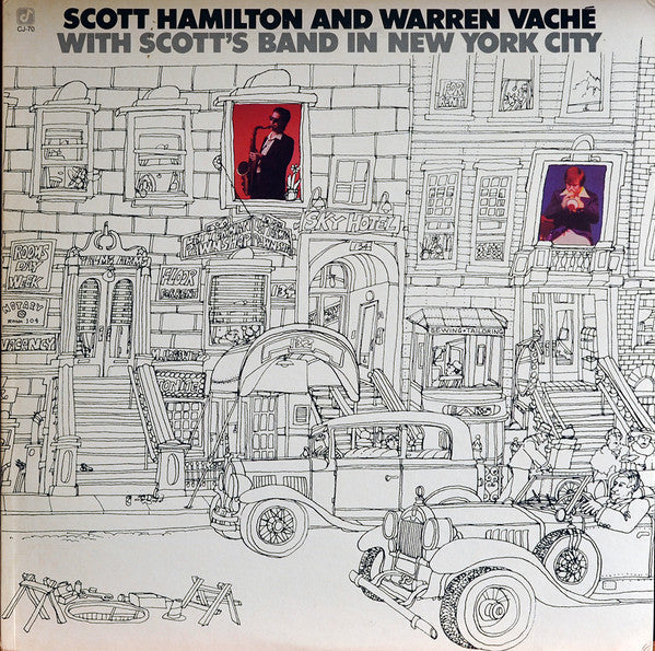 Scott Hamilton - Scott Hamilton And Warren Vaché With Scott's Band In New York City (Vinyl, LP, Album) Very Good (VG) / Very Good Plus (VG+)