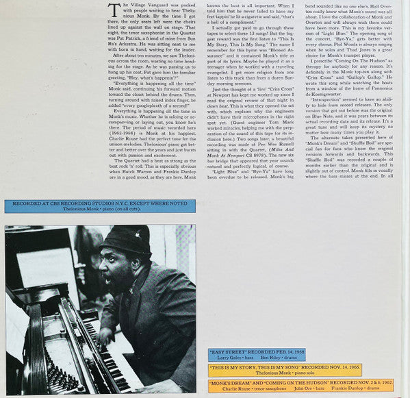 Thelonious Monk - Always Know (2xVinyl, LP, Compilation, Reissue, Stereo) Very Good Plus (VG+) / Very Good (VG)
