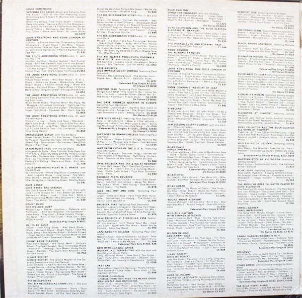Various - Columbia Jazz Festival (Vinyl, LP, Sampler, Mono) Good Plus (G+) / Good Plus (G+)