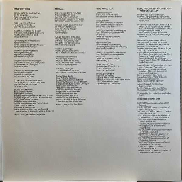 Steely Dan - Gaucho (Vinyl, LP, Album, Stereo)