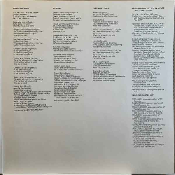 Steely Dan - Gaucho (Vinyl, LP, Album, Stereo)