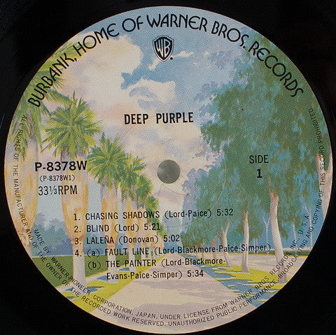 Deep Purple - Deep Purple (Vinyl, LP, Album, Reissue) Very Good Plus (VG+) / Very Good Plus (VG+)