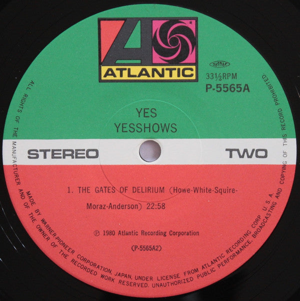 Yes - Yesshows (Vinyl, LP, Album)