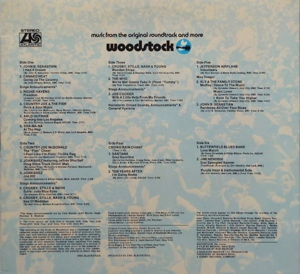 Various - Woodstock - Music From The Original Soundtrack And More (...