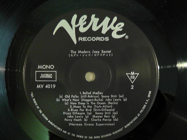 The Modern Jazz Sextet - The Modern Jazz Sextet (Vinyl, LP, Album, ...