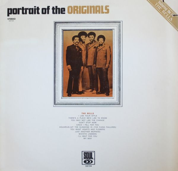 The Originals - Portrait Of The Originals (Vinyl, LP, Album) Very Good (VG) / Good Plus (G+)