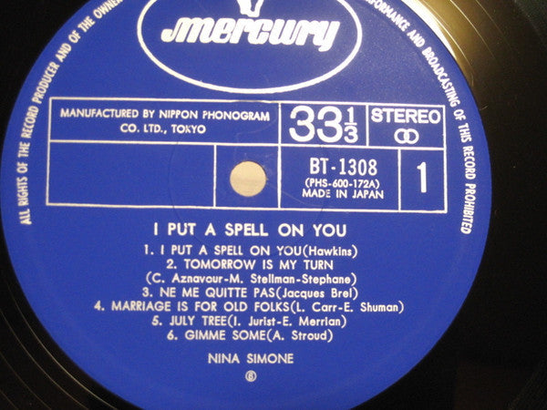 Nina Simone - I Put A Spell On You (Vinyl, LP, Album, Reissue, Stereo)