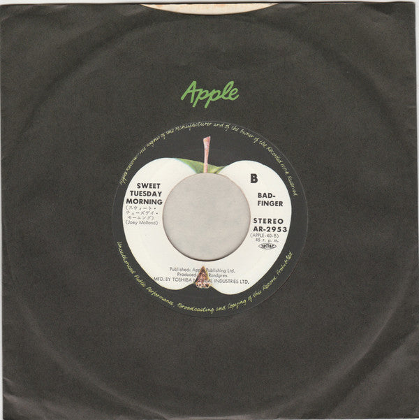 Badfinger - デイ・アフター・ディ = Day After Day (Vinyl, 7", 45 RPM, Single) Very Good Plus (VG+) / Very Good (VG)