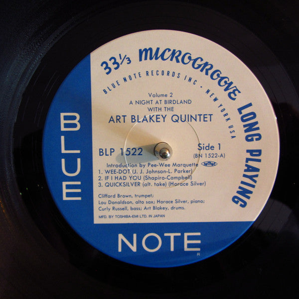 Art Blakey Quintet - A Night At Birdland, Volume 2 (Vinyl, LP, Album, Limited Edition, Reissue, Mono) Very Good Plus (VG+) / Very Good Plus (VG+)