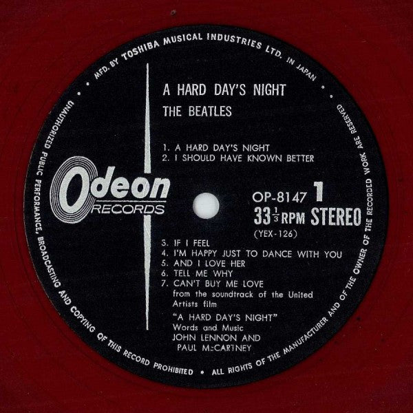 The Beatles - A Hard Day's Night (Vinyl, LP, Album, Reissue, Stereo)