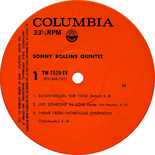 Leonard Feather - Sonny Rollins Plays (Vinyl, LP, Album, Reissue, Mono) Very Good (VG) / Very Good (VG)