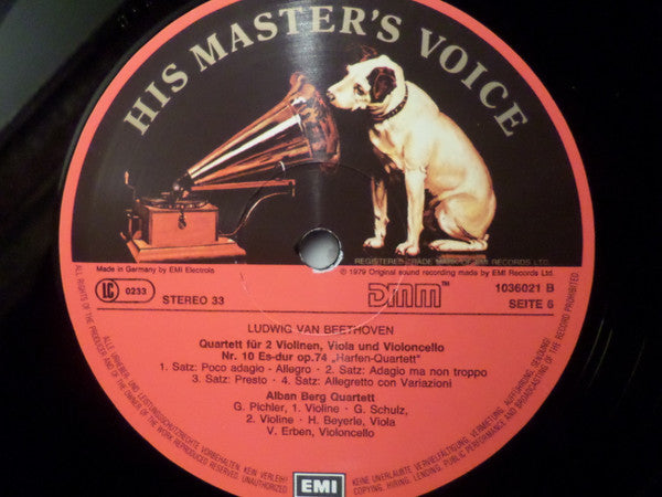 Ludwig van Beethoven - Die Mittleren Streichquartette Nr. 7 - 9 Op....