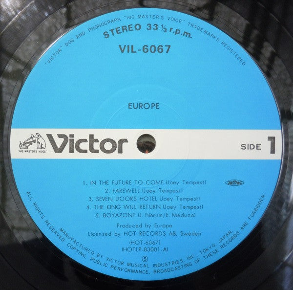 Europe (2) - Europe (Vinyl, LP, Album)