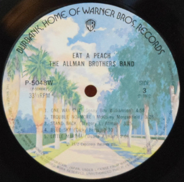 The Allman Brothers Band - Eat A Peach (2xVinyl, LP, Album, Reissue) Very Good Plus (VG+) / Good (G)