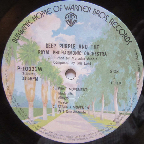Deep Purple - Concerto For Group And Orchestra (Vinyl, LP, Album, Reissue, Stereo) Very Good Plus (VG+) / Very Good (VG)