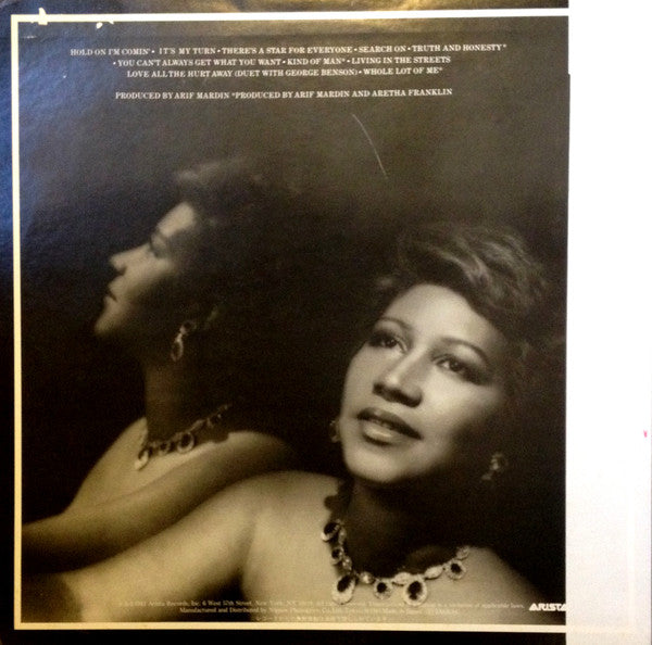 Aretha Franklin - Love All The Hurt Away (Vinyl, LP, Album) Very Good Plus (VG+) / Very Good (VG)