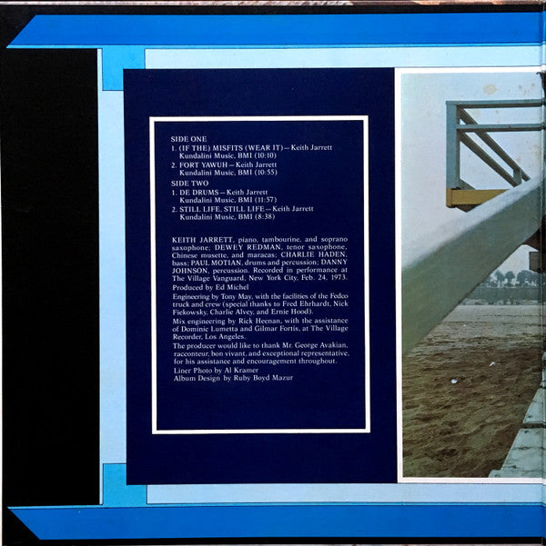 Keith Jarrett - Fort Yawuh (Vinyl, LP, Album, Reissue) Very Good Plus (VG+) / Very Good Plus (VG+)