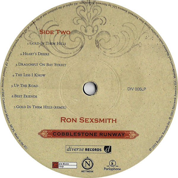 Ron Sexsmith - Cobblestone Runway (Vinyl, LP) Near Mint (NM or M-) / Near Mint (NM or M-)