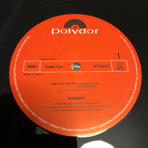 Rainbow - Can't Let You Go (Vinyl, 12")