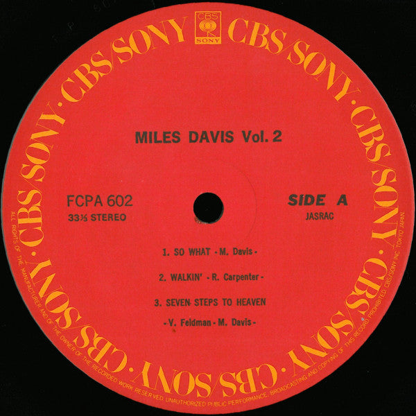 Miles Davis - Miles Davis Vol. 2 (Vinyl, LP, Compilation, Club Edit...