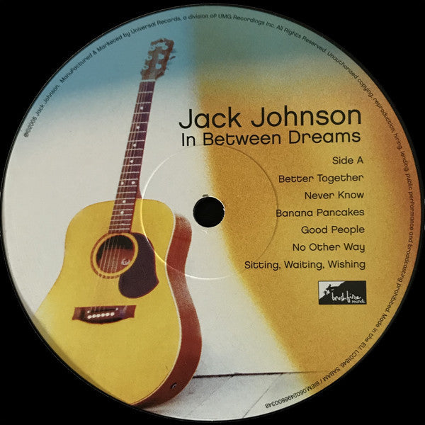 Jack Johnson - In Between Dreams (Vinyl, LP, Album) Near Mint (NM or M-) / Near Mint (NM or M-)