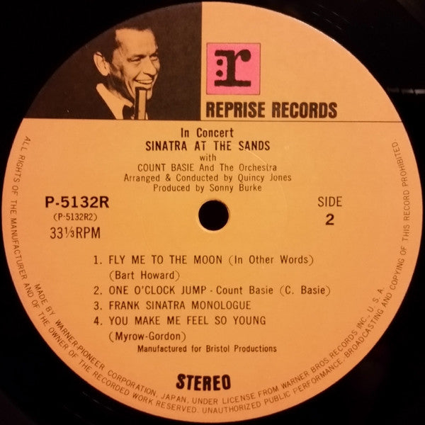 Frank Sinatra - Sinatra At The Sands (2xVinyl, LP, Album, Stereo) Very Good (VG) / Very Good (VG)