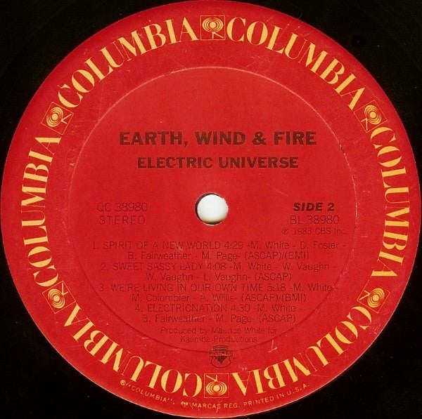 Earth, Wind & Fire - Electric Universe (Vinyl, LP, Album, Stereo)