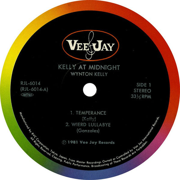 Wynton Kelly - Kelly At Midnite (Vinyl, LP, Album, Reissue, Stereo) Very Good Plus (VG+) / Good Plus (G+)