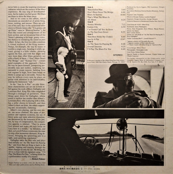 Albert King - Albert Live (Vinyl, LP, Album)