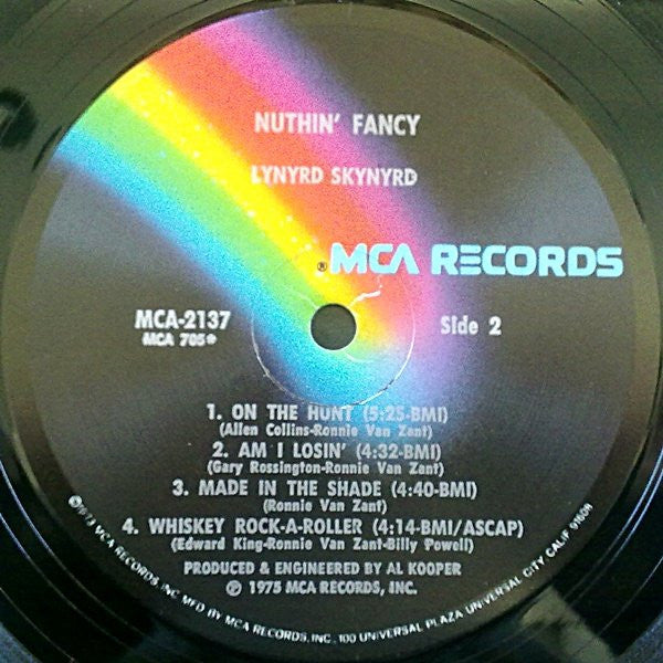 Lynyrd Skynyrd - Nuthin' Fancy (Vinyl, LP, Album) Very Good (VG) / Very Good (VG)
