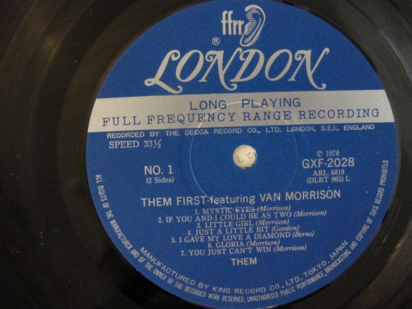 Them (3) - Them First (Vinyl, LP, Album, Reissue, Mono) Very Good Plus (VG+) / Near Mint (NM or M-)