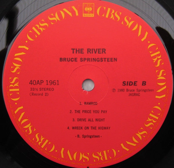 Bruce Springsteen - The River (Vinyl, LP, Album, Repress, Stereo)