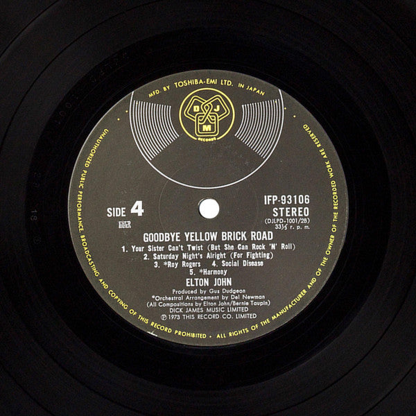 Elton John - Goodbye Yellow Brick Road (Vinyl, LP, Album)