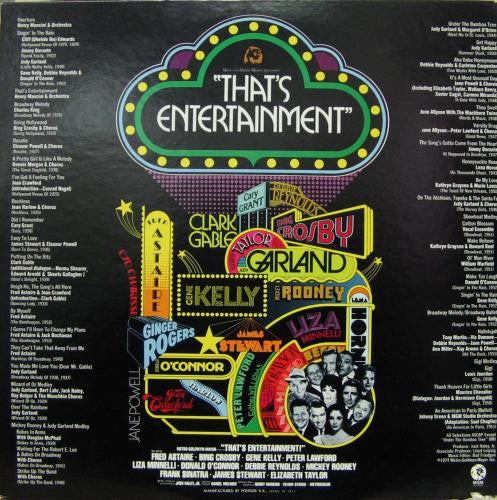Various - Music From The Original Motion Picture Soundtrack - That's Entertainment (2xVinyl, LP, Album) Very Good Plus (VG+) / Very Good (VG)