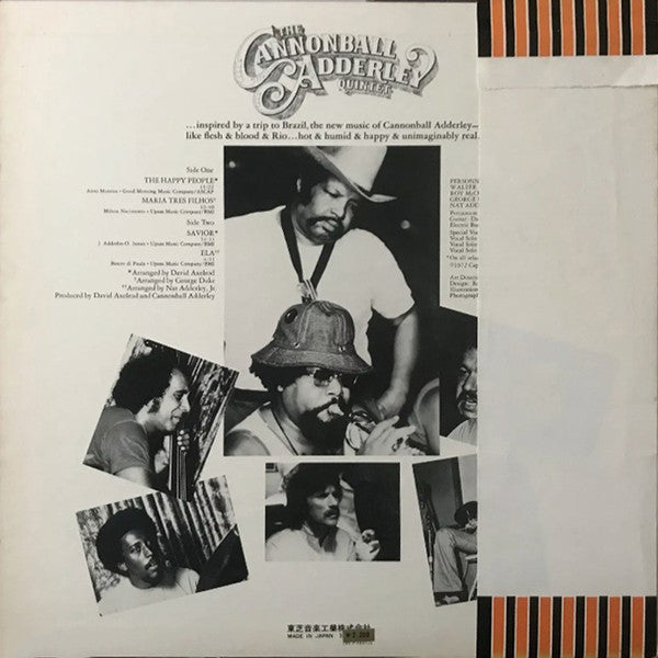 The Cannonball Adderley Quintet - The Happy People (Vinyl, LP, Album) Very Good Plus (VG+) / Very Good (VG)