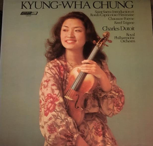 Kyung-Wha Chung - Saint-Saens Introduction Et Rondo Capriccioso Havanaise, Chausson Poeme, Ravel Tzigane (Vinyl, LP, Album) Very Good (VG) / Very Good (VG)