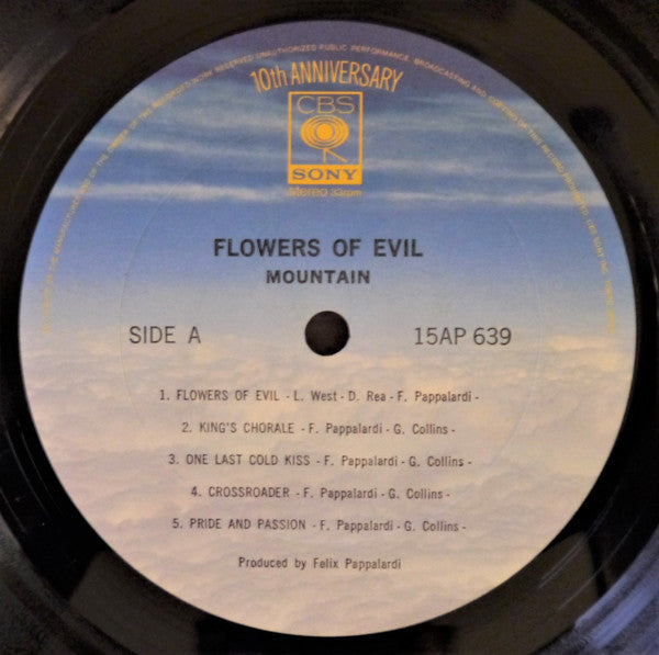 Mountain - Flowers Of Evil (Vinyl, LP, Album, Reissue) Good Plus (G+) / Good Plus (G+)