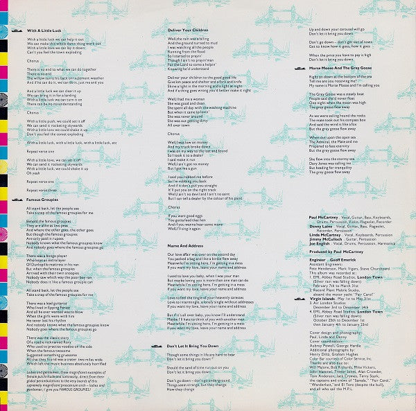 Wings (2) - London Town (Vinyl, LP, Album, Stereo) Good Plus (G+) / Good Plus (G+)