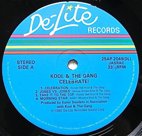 Kool & The Gang - Celebrate! (Vinyl, LP, Album) Very Good Plus (VG+) / Very Good Plus (VG+)