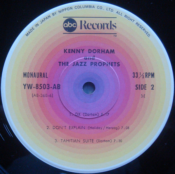 Kenny Dorham And The Jazz Prophets - Vol. 1 (Vinyl, LP, Album, Reissue, Mono) Very Good Plus (VG+) / Very Good (VG)