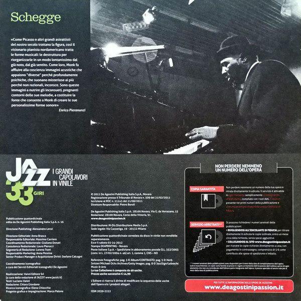 Thelonious Monk - Brilliant Corners (Vinyl, LP, Album, Reissue, Mono) Near Mint (NM or M-) / Near Mint (NM or M-)