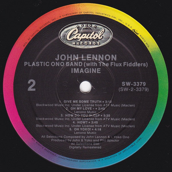 John Lennon - Imagine (Vinyl, LP, Album, Reissue, Remastered) Very Good Plus (VG+) / Very Good Plus (VG+)